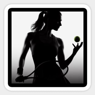 Tennis player Sticker